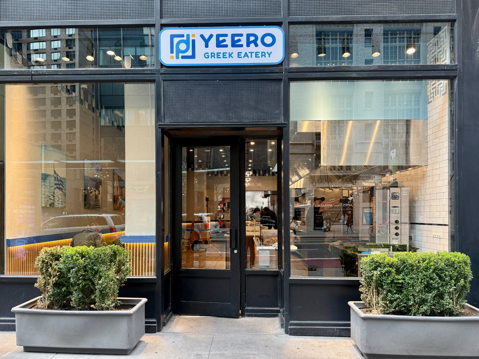 The Yeero Greek Eatery storefront in Midtown Manhattan